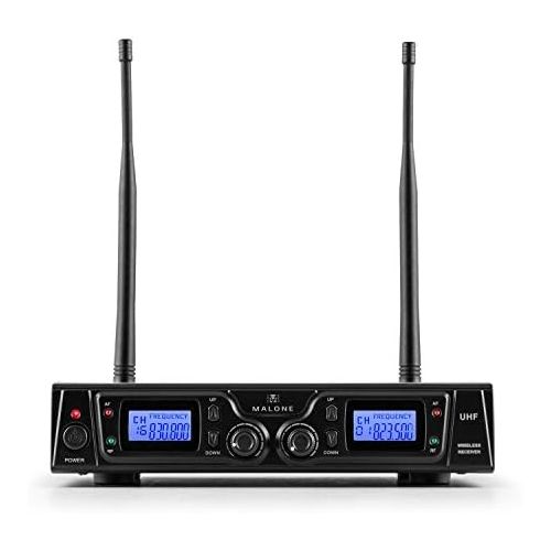  [아마존베스트]Malone Duett Pro V2 2-Channel UHF Wireless Microphone Set 50 m Range