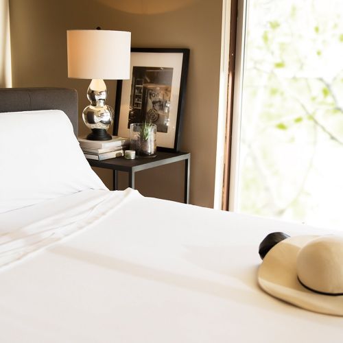  MALOUF Woven Double Brushed Microfiber Super Soft Luxury Bed Sheet Set - Wrinkle Resistant - Split Cal King Size - Ivory