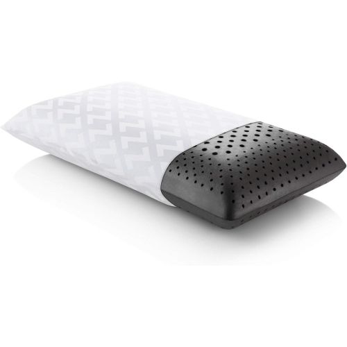  MALOUF Z Zoned Dough Memory Foam Bed Pillow Infused with Bamboo Charcoal - 5-year Warranty - King