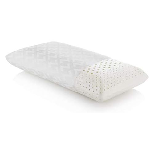  MALOUF Z Zoned Dough Memory Foam Pillow with Tencel Removable Cover - Mid Loft - Plush - Queen