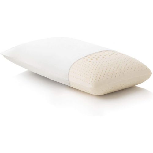  MALOUF Z 100% Natural Talalay Latex Zoned Pillow - Queen - High Loft, Firm