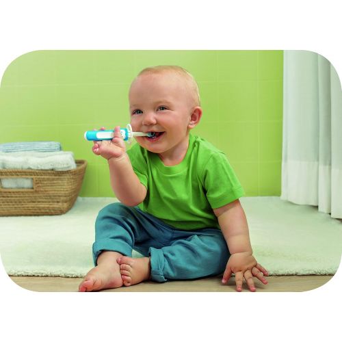  [아마존베스트]MAM Baby Toothbrush, Babys Brush, Boy, Blue, 6+ Months