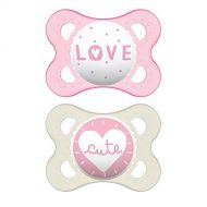 [아마존베스트]MAM Pacifiers, Baby Pacifier 0-6 Months, Best Pacifier for Breastfed Babies, ‘Attitude’ Design Collection,...