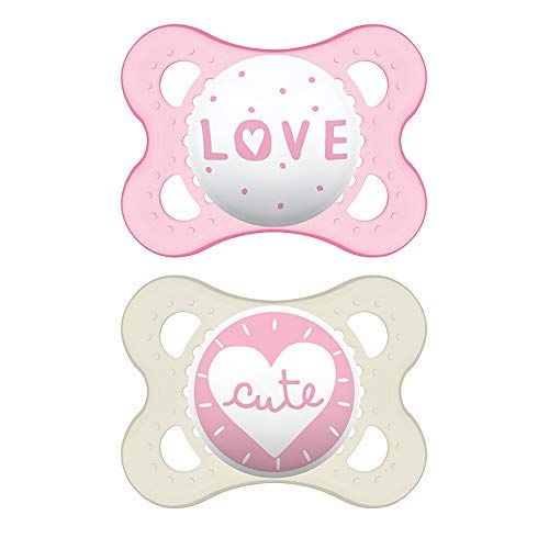  [아마존베스트]MAM Pacifiers, Baby Pacifier 0-6 Months, Best Pacifier for Breastfed Babies, ‘Attitude’ Design Collection,...