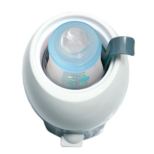  MAM Babykosterwarmer, Babykostwarmer fuer Babyflaschen und Babynahrung, Flaschenwarmer mit automatischer Temperaturkontrolle und UEberhitzungsschutz, grau