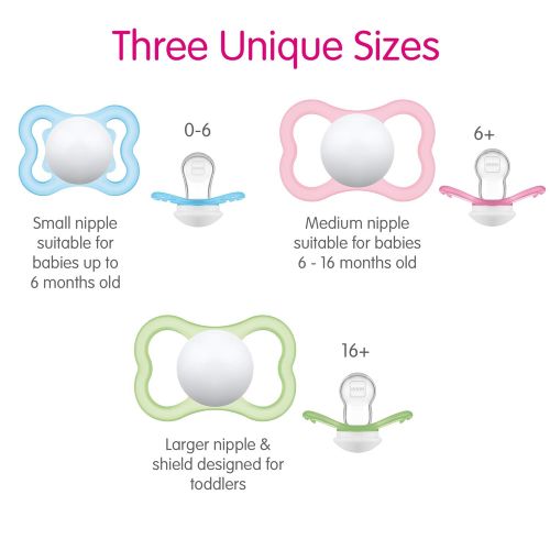  MAM Sensitive Skin Pacifiers, Baby Pacifier 16+ Months, Best Pacifier for Breastfed Babies, Air Night & Day Design Collection, Boy, 3Count, Multi