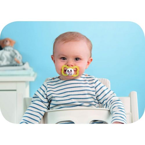  MAM Sensitive Skin Pacifiers, Baby Pacifier 16+ Months, Best Pacifier for Breastfed Babies, Air Night & Day Design Collection, Boy, 3Count, Multi