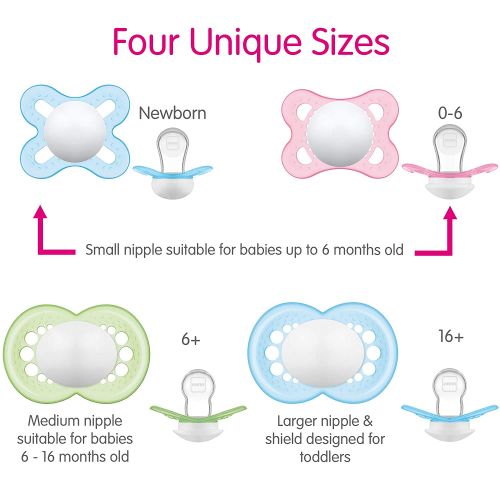  MAM Night Pacifiers (2 Count), MAM Pacifiers 6+ Months, Best Pacifier for Breastfed Babies, Glow in the Dark Pacifier, Baby Boy Pacifier