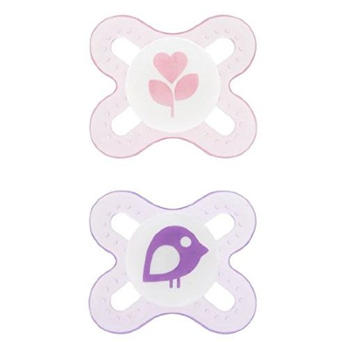  MAM Silicone Start Pacifier, 3-2PKS, Total of 6 Pacifiers