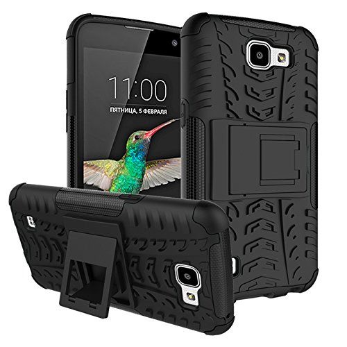  MAMA MOUTH LG K4 Case,Optimus Zone 3 Case,Spree Case,Mama Mouth Shockproof Heavy Duty Combo Hybrid Rugged Dual Layer Cover with Kickstand for LG K4/Optimus Zone 3/LG Spree (with 4 in 1 Packag