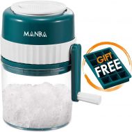 [아마존베스트]MANBA Ice Shaver and Snow Cone Machine - Premium Portable Ice Crusher and Shaved Ice Machine with Free Ice Cube Trays - BPA Free