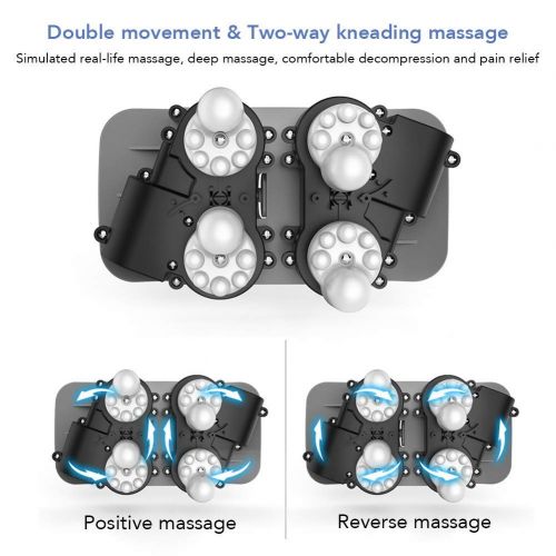  Neck Massager, MANLI Cordless U Shape Electric Rechargeable Travel Pillow Nap Memory Pillow...