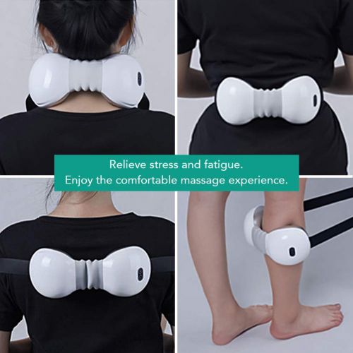  Neck Massager, MANLI Cordless U Shape Electric Rechargeable Travel Pillow Nap Memory Pillow...