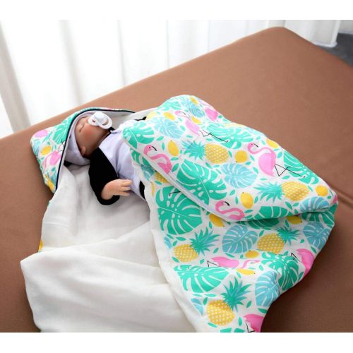  MANNEW Baby Swaddle Wrap Unisex Receiving Blankets Sleep Sack Wearable Blanket Newborn Sleeping Bag Muslin Swaddle All Seasons