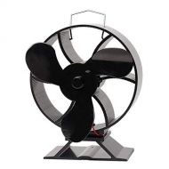 MAO YEYE 3 Blade Heat Powered Stove Fan for Wood Fireplace Log Burner Quiet Eco Friendly