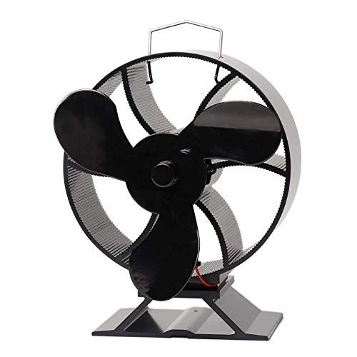  MAO YEYE 3 Blade Heat Powered Stove Fan for Wood Fireplace Log Burner Quiet Eco Friendly