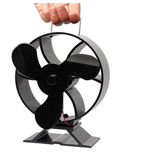  MAO YEYE 3 Blade Heat Powered Stove Fan for Wood Fireplace Log Burner Quiet Eco Friendly