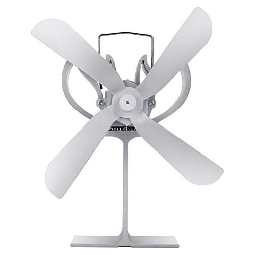  MAO YEYE 4 Blades Heat Powered Stove Fan for Wood Fireplace Log Burner Quiet Eco Friendly