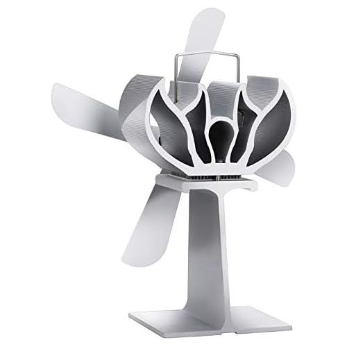  MAO YEYE 4 Blades Heat Powered Stove Fan for Wood Fireplace Log Burner Quiet Eco Friendly