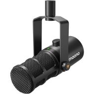 MAONO Dynamic Microphone, USB/XLR Podcast PC Microphone with Software, EQ,Tap-to-Mute, Headphone Jack, Gain Knob & Volume Control, Studio Mic for Broadcast, Recording, Streaming & Gaming (PD400X)