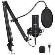 [아마존 핫딜] Podcast Microphone 192KHZ/24BIT MAONO PM420 USB Condenser Cardioid PC Mic with Professional Sound Chipset for Gaming, Streaming, YouTube, Voice Over, Studio/Home Recording