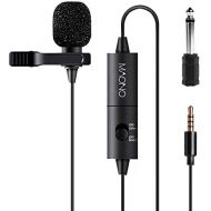 [아마존베스트]Lavalier Microphone, MAONO AU100 Hands Free Clip-on Lapel Mic with Omnidirectional Condenser for Podcast, Recording, DSLR,Camera, Smartphone, PC,Laptop (236 in)