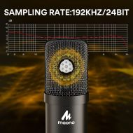 [아마존베스트]USB Microphone Kit 192KHZ/24BIT MAONO AU-A04T PC Condenser Podcast Streaming Cardioid Mic Plug & Play for Computer, YouTube, Gaming Recording