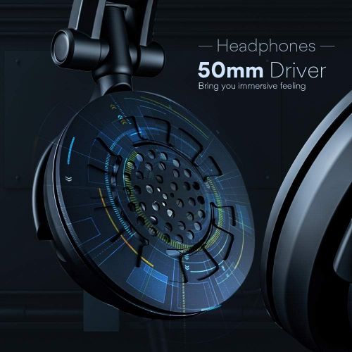  [아마존베스트]USB Microphone with Studio Headphone Set 192kHz/24 bit MAONO AU-A04H Vocal Condenser Cardioid Podcast Mic for Mac and Windows, YouTube, Gaming, Livestreaming, Voice Over