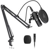 [아마존베스트]XLR Condenser Microphone Set Maono AU-PM320S Professional Cardioid Vocal Studio Recording Microphone for Streaming Voice-Over Projects Home Studio