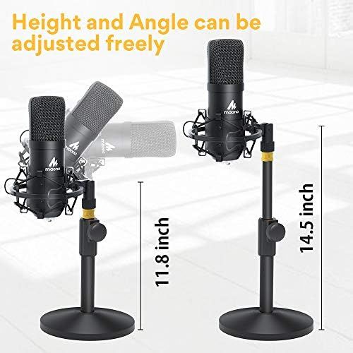  [아마존베스트]USB Microphone Kit 192 kHz/24 Bit MAONO AU-A04T PC Condenser Podcast Streaming Microphone Plug & Play Bundle for Computer, YouTube, Gaming Recording