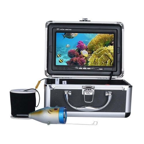  MAOTEWANG 7 Inch 30M 1000TVL Fish Finder Underwater Fishing Camera 15pcs White LEDs + 15pcs Infrared Lamp for IceSeaRiver Fishing