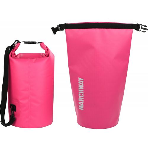  MARCHWAY Floating Waterproof Dry Bag 5L/10L/20L/30L/40L, Roll Top Sack Keeps Gear Dry for Kayaking, Rafting, Boating, Swimming, Camping, Hiking, Beach, Fishing