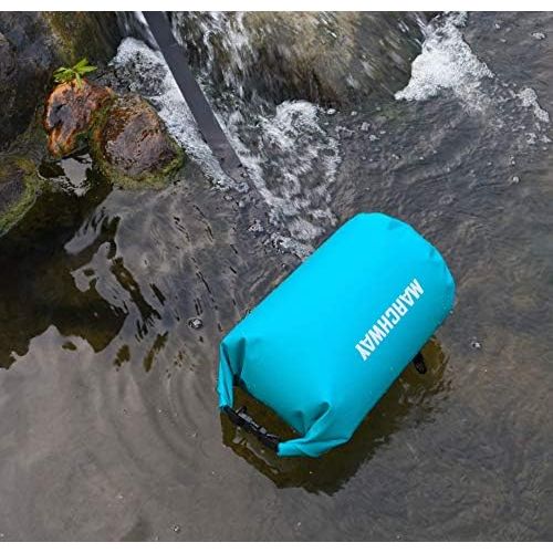 MARCHWAY Floating Waterproof Dry Bag 5L/10L/20L/30L/40L, Roll Top Sack Keeps Gear Dry for Kayaking, Rafting, Boating, Swimming, Camping, Hiking, Beach, Fishing