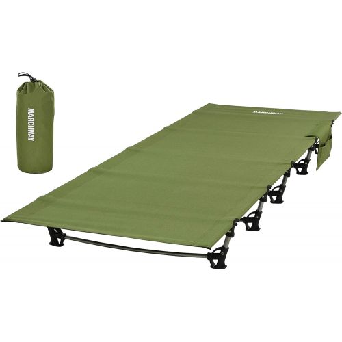  MARCHWAY Ultralight Folding Tent Camping Cot Bed, Portable Compact for Outdoor Travel, Base Camp, Hiking, Mountaineering, Lightweight Backpacking