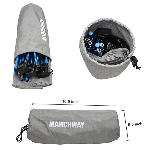  MARCHWAY Ultralight Folding Tent Camping Cot Bed, Portable Compact Outdoor Travel, Base Camp, Hiking, Mountaineering, Lightweight Backpacking