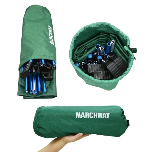  MARCHWAY Ultralight Folding Tent Camping Cot Bed, Portable Compact Outdoor Travel, Base Camp, Hiking, Mountaineering, Lightweight Backpacking