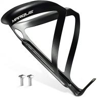 MARQUE Lite Water Bottle Cage - 18g Lightweight Bike Water Bottle Holder for Road and Mountain Bike, Made from Durable Aluminum, Available in Black and Silver, Easy to Install and