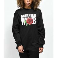 MARRIED TO THE MOB Married To The Mob Rose Black Long Sleeve T-Shirt