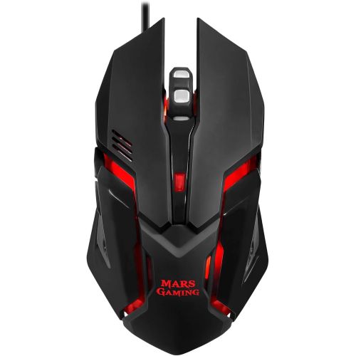  [아마존베스트]Mars Gaming Kit with Gaming Keyboard and Mouse, Single-Coloured