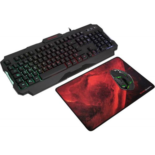  [아마존베스트]Mars Gaming Kit with Gaming Keyboard and Mouse, Single-Coloured