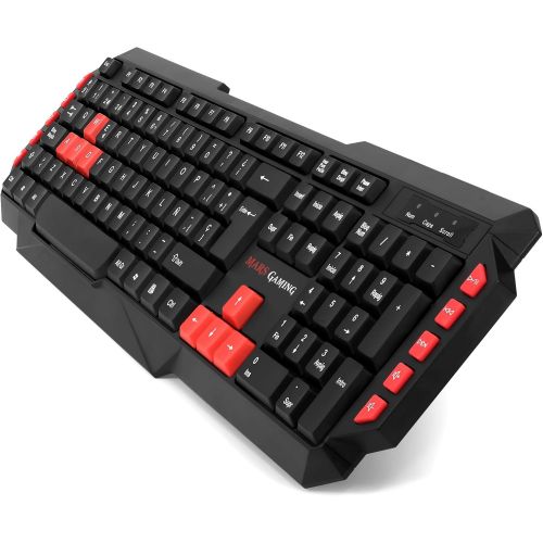  [아마존베스트]Mars Gaming Kit with Gaming Keyboard and Mouse, Single-Coloured