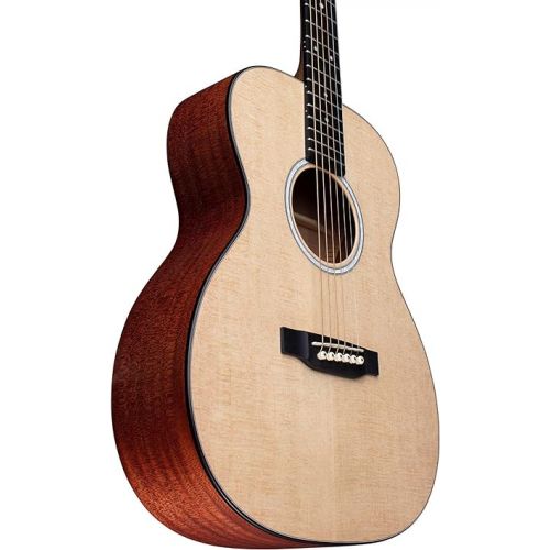  Martin Guitar 000Jr-10 Junior Acoustic Guitar with Gig Bag, Sitka Spruce Construction, Satin Finish, 000 Junior-14 Fret, and Junior Neck Shape