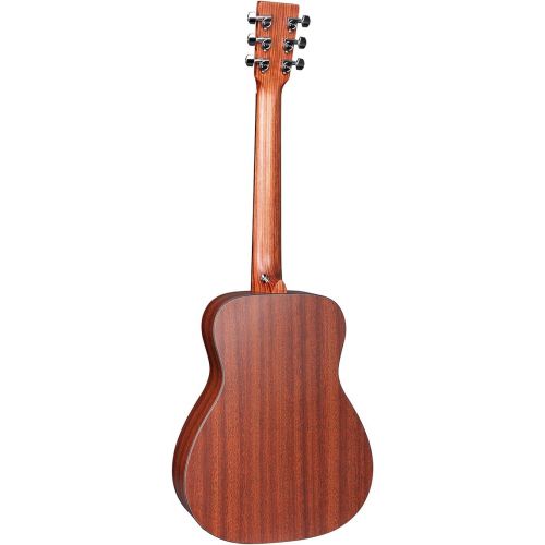  Little Martin LX1E Acoustic-Electric Guitar with Gig Bag, Sitka Spruce Top, Mahogany HPL Construction, Modified 0-14 Fret, Modified Low Oval Neck Shape