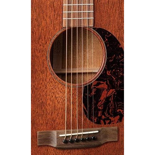  Martin Guitar D-15M with Gig Bag, Acoustic Guitar for the Working Musician, Mahogany Construction, Satin Finish, D-14 Fret, and Low Oval Neck Shape