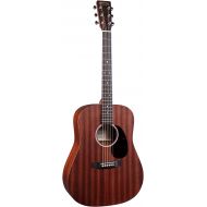 Martin Guitar Road Series D-10E Acoustic-Electric Guitar with Gig Bag, Sapele Wood Construction, D-14 Fret and Performing Artist Neck Shape with High-Performance Taper