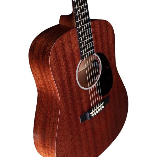  Martin Guitar Road Series D-10E Acoustic-Electric Guitar with Gig Bag, Sapele Wood Construction, D-14 Fret and Performing Artist Neck Shape with High-Performance Taper