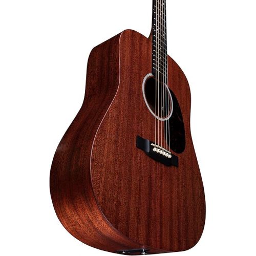  Martin Guitar Road Series D-10E Acoustic-Electric Guitar with Gig Bag, Sapele Wood Construction, D-14 Fret and Performing Artist Neck Shape with High-Performance Taper