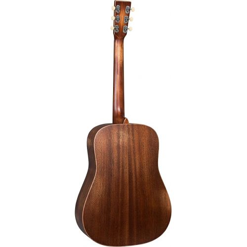  Martin Guitar D-15M StreetMaster with Gig Bag, Acoustic Guitar for the Working Musician, Mahogany Construction, Distressed Satin Finish, D-14 Fret, and Low Oval Neck Shape