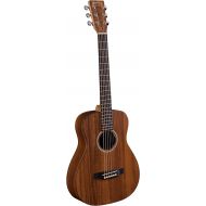 Little Martin LXK2 Acoustic Guitar with Gig Bag, Koa and Sitka Spruce HPL Construction, Modified 0-14 Fret, Modified Low Oval Neck Shape
