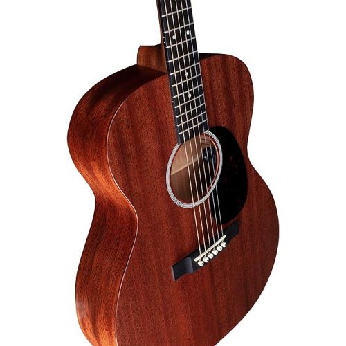  Martin Guitar Road Series 000-10E Acoustic-Electric Guitar with Gig Bag, Sapele Wood Construction, 000-14 Fret and Performing Artist Neck Shape with High-Performance Taper